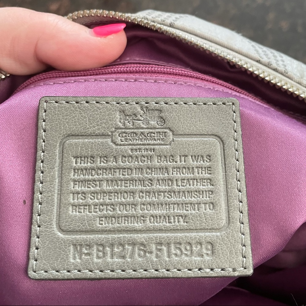 Coach optic C design shoulder/crossbody bag - Picture 10 of 11